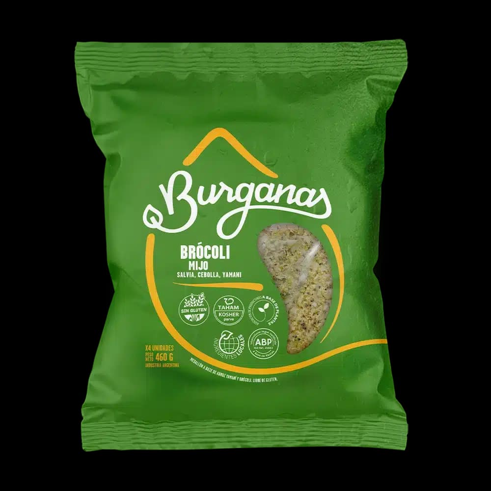 Burganas Medallones de Brocoli y Mijo x 460g