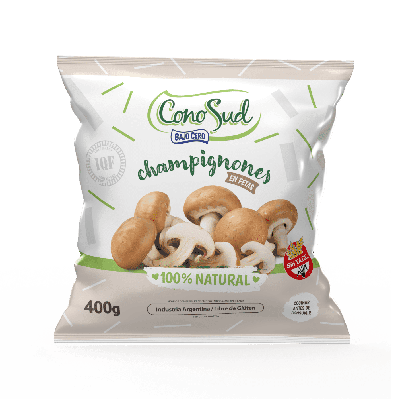 Conosud Champignon en fetas x 400g