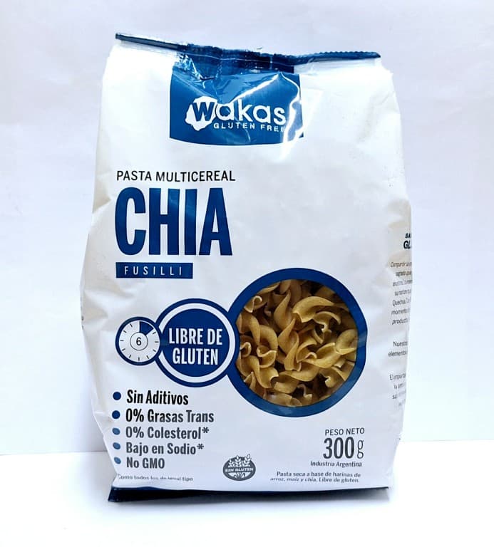 Wakas Fideos de Chía x 300g