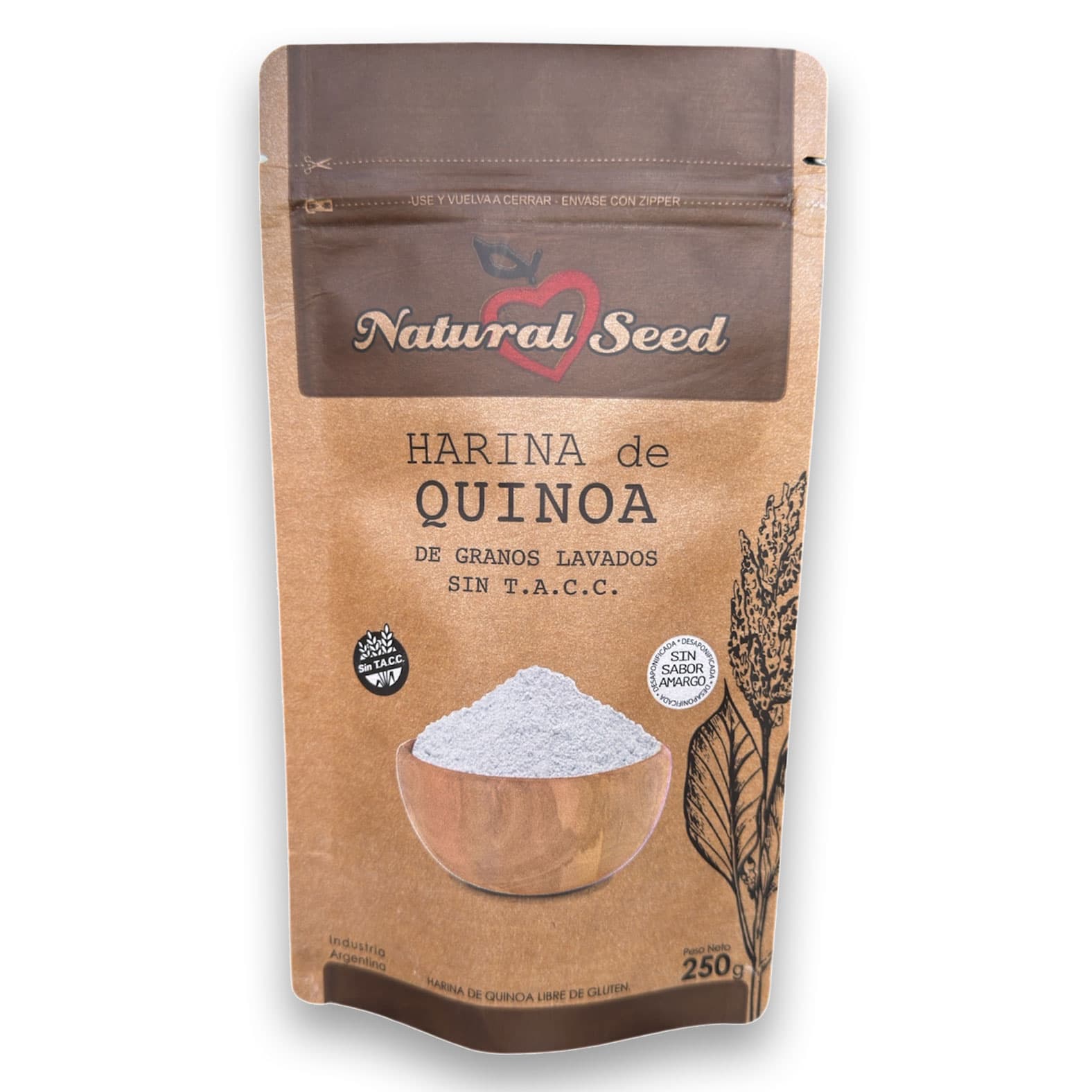 Natural Seed Harina de Quinoa 250gr