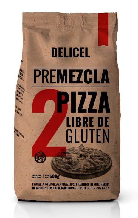 Delicel premezcla pizza 500gr