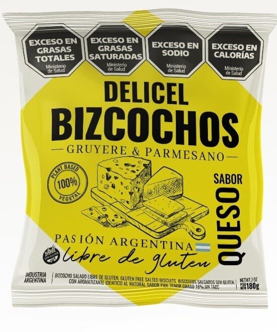 Delicel Bizcochos salados queso 180gr