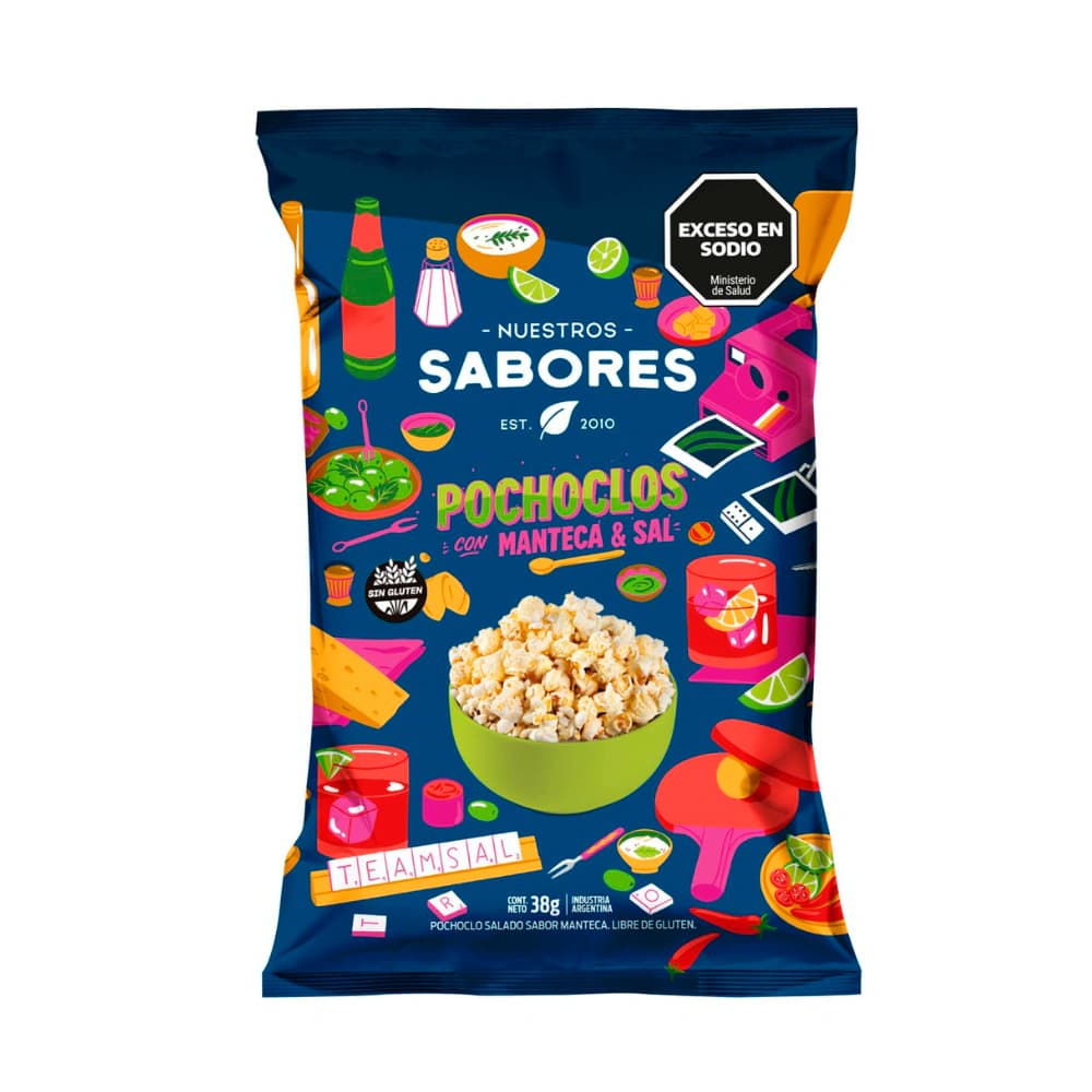 Nuestros Sabores Pochoclos con manteca y sal