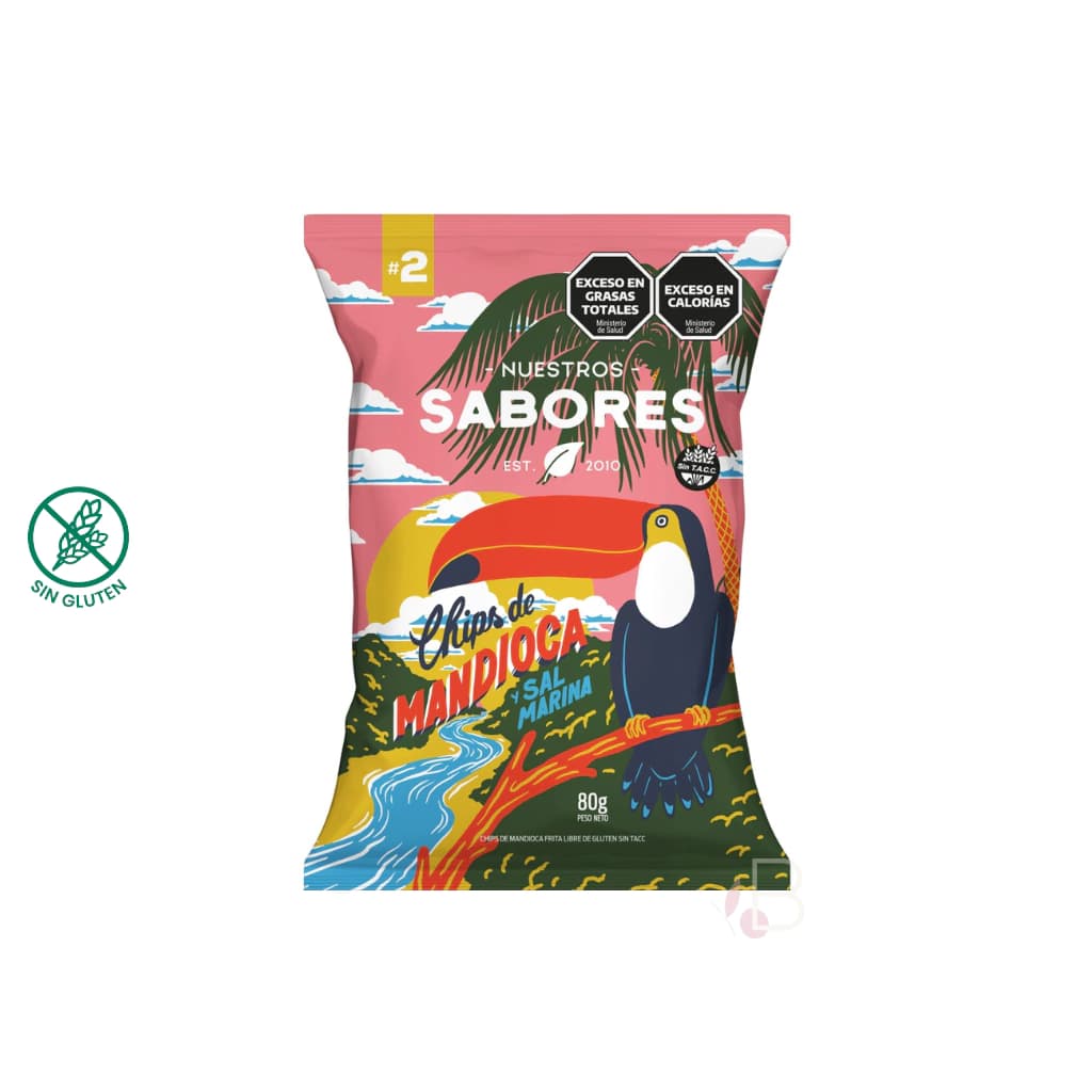 Nuestros Sabores Chips mandioca