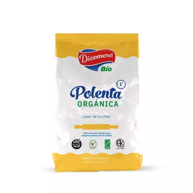 Dicomere Polenta Organica Coccion Rapida x 450g