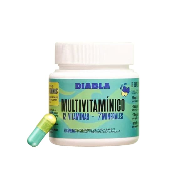 Diabla Multivitaminico 12 Vitaminas + 7 minerales