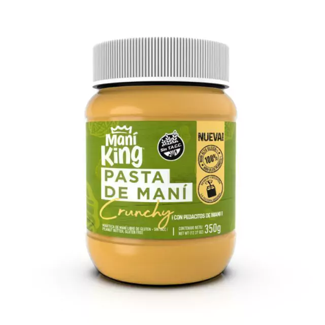 Mani king pasta de mani crunchy 350gr