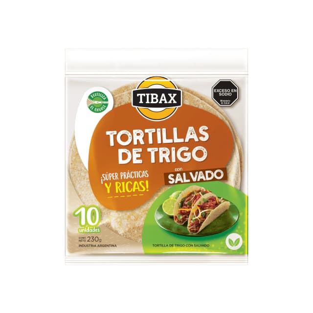 Tibax Tortilla de Trigo Salvado 230gr