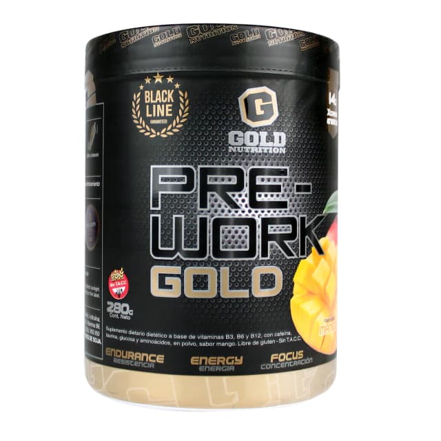 Gold Nutrition Pre Workout Sabor Mango