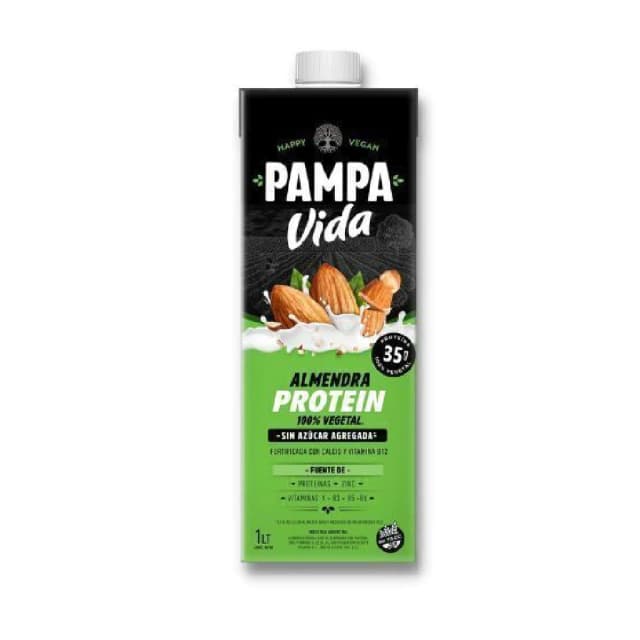 Pampa Vida Bebida de Almendras Protein 1lt