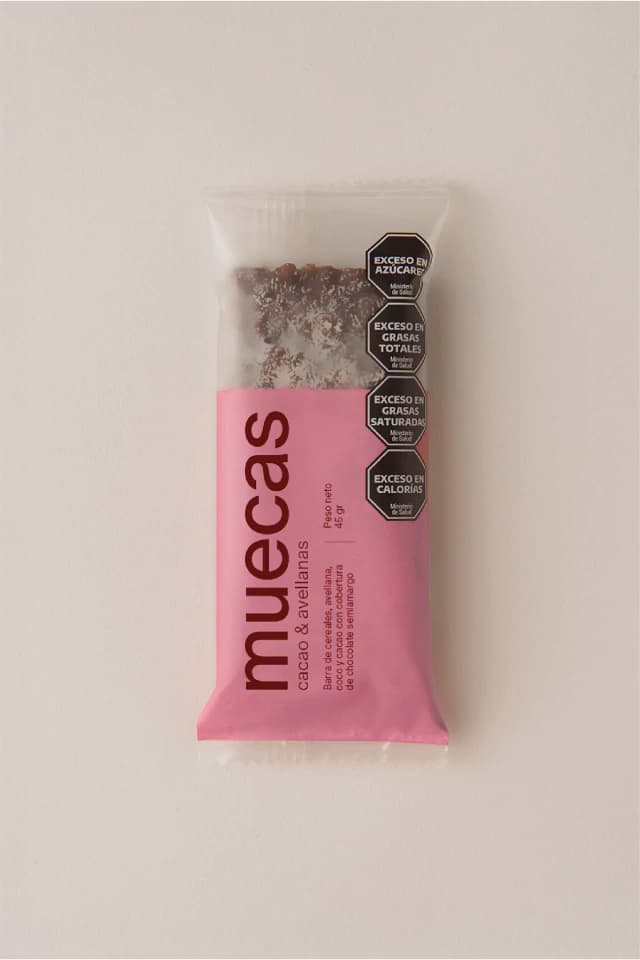 Muecas barrita Cacao y avellanas