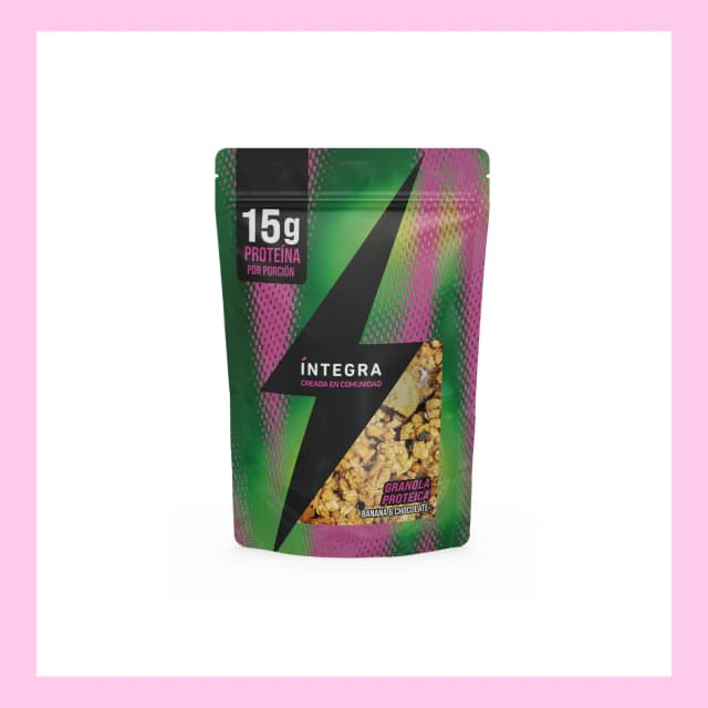 INTEGRA Granola Proteica Banana Choco 250gr