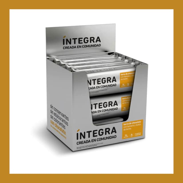 Integra Barra de Chocolate con Banana y Dulce de Leche x 41g