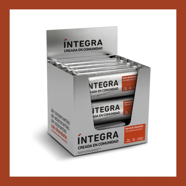 Integra Barra de Chocolate con Pasta de Mani x 41g
