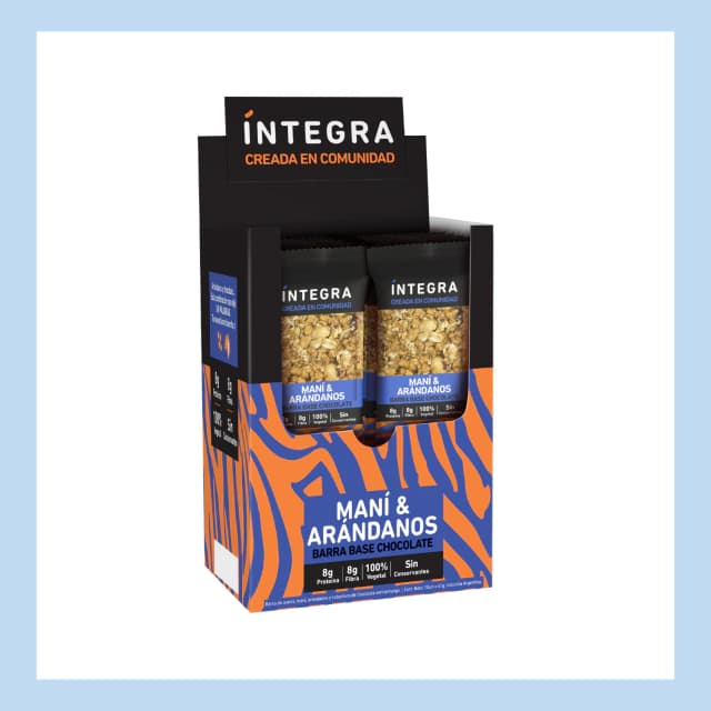 INTEGRA Barrita Base Choco Mani Arandanos 41gr