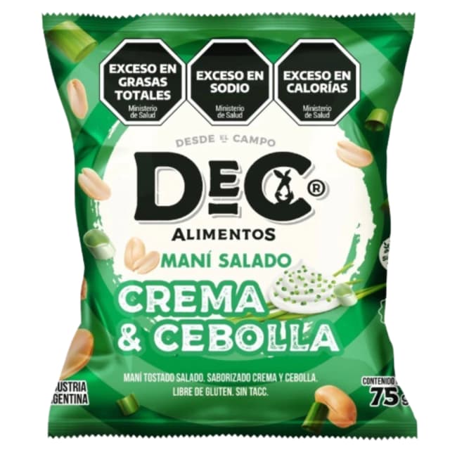 Dec Mani con miel honey roasted Crema y cebolla 75gr